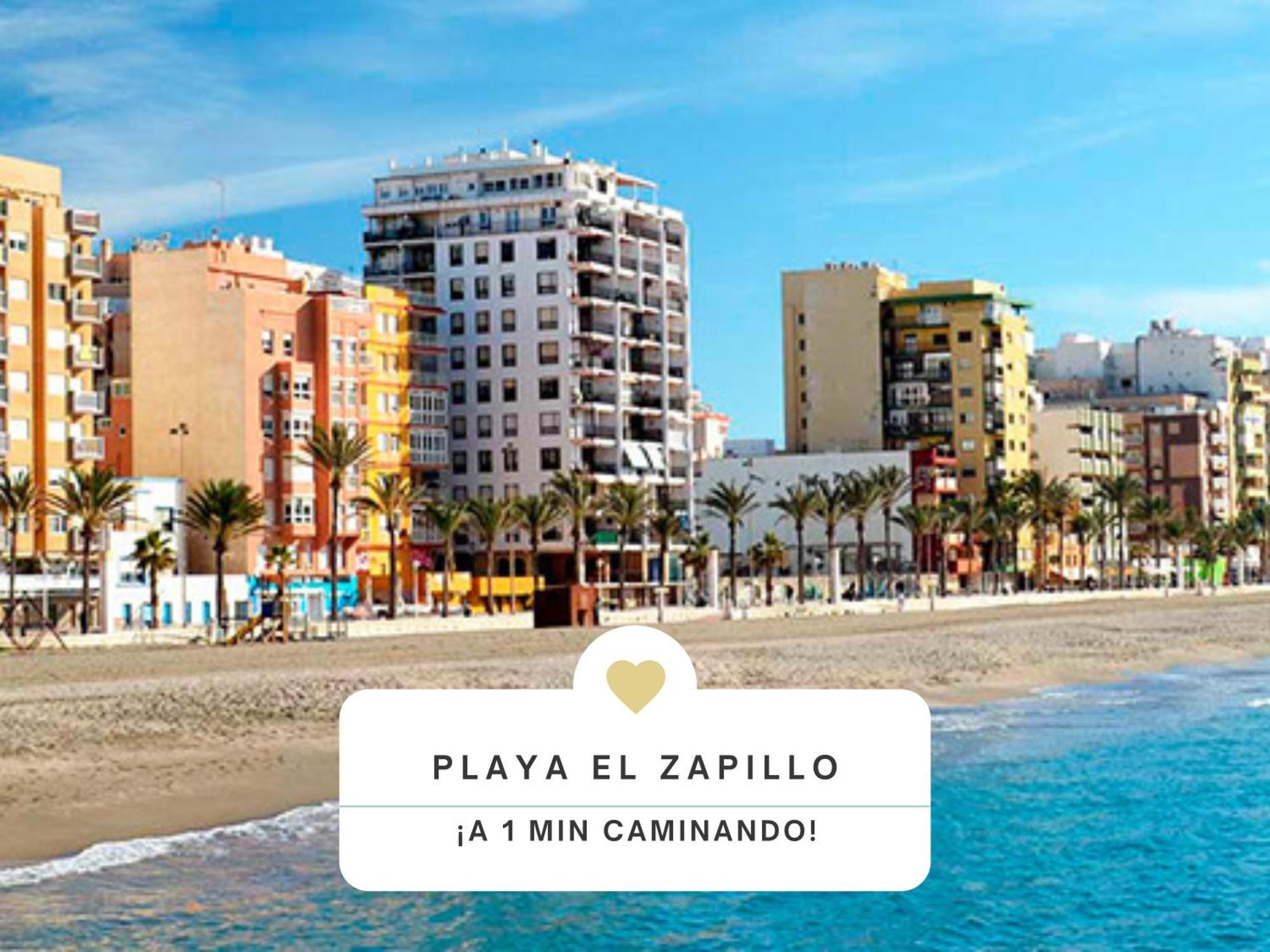 Acogedor Apartamento A 30 Metros De La Playa - Wifi - Smarttv อัลเมรีอา ภายนอก รูปภาพ